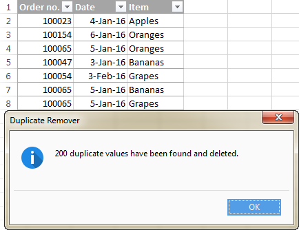 How to remove duplicates in Excel