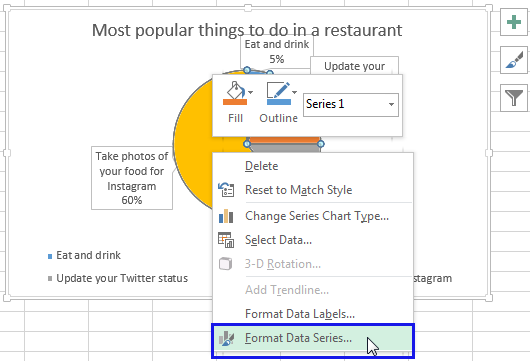 Select the option Format Data Series…