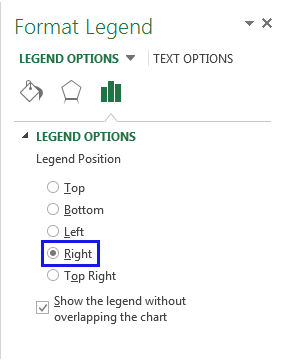 Define the needed Legend options