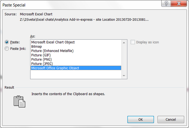 Copy Chart Style Excel