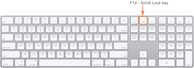 lock cells in excel keyboard shortcut for mac