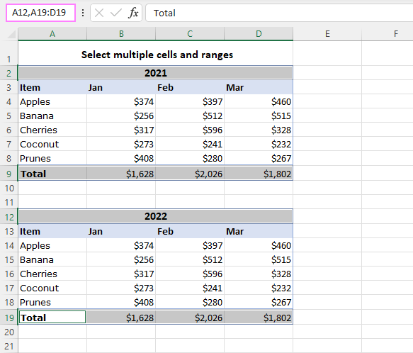 adjacent-range-excel