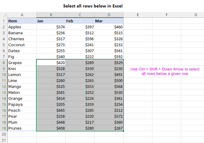 rows-and-column-in-excel-how-to-select-rows-and-column-in-excel-riset