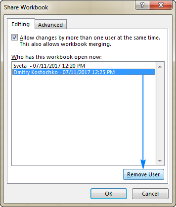 Excel shared workbook: How to share Excel file for multiple users