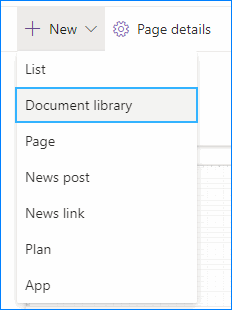Create a document library in SharePoint
