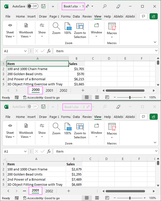 how-to-view-sheets-side-by-side-in-excel