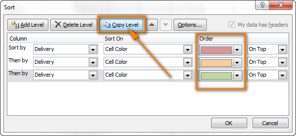 excel option custom filter Excel in How cells filter by and 2016, to 2013 sort color