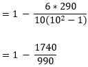 Calculating the Spearman correlation coefficient with the traditional formula