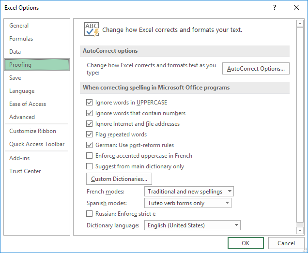 turn on spell check in excel 2008 for mac