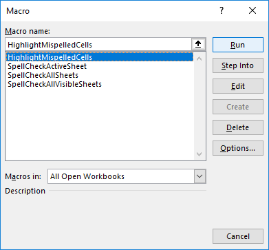 turn on spell check in excel 2010 for mac