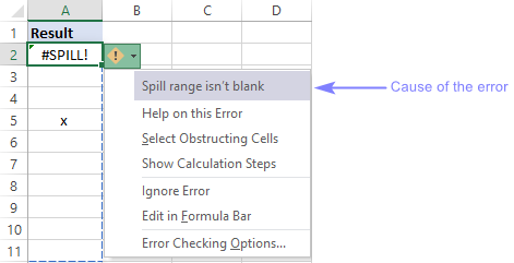 #SPILL! error in Excel - what it means and how to fix - Ablebits.com