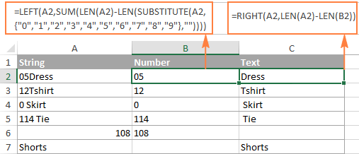 Splitting a column of strings where numbers appear before text