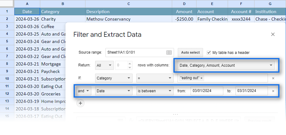 Split Google sheet into multiple sheets or files