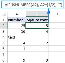 add square roots in excel for mac