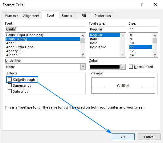 how-to-strikethrough-in-excel-shortcut-button-and-conditional-formatting