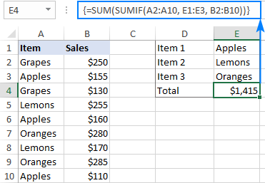 sumifs with multiple criteria mac excel 2013