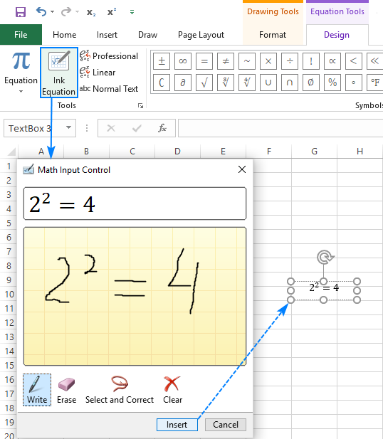 microsoft word equation subscript