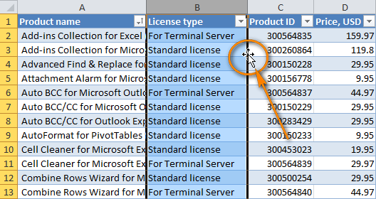 Excel: How To Move (Swap) Columns By Dragging And Other Ways