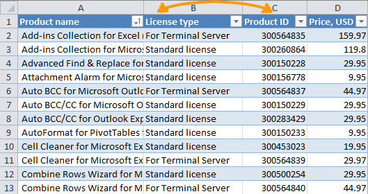 flip columns and rows on excel for mac