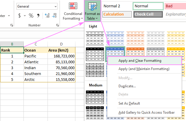 how-to-convert-table-to-normal-range-in-excel-and-vice-versa