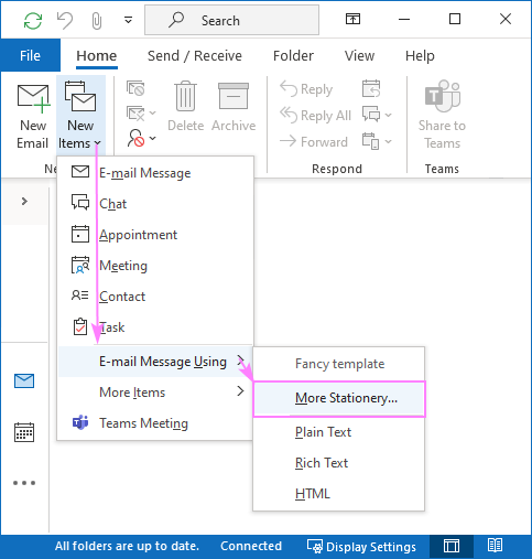 Is There A Way To Save An Email Template In Outlook Romero Lisherfence