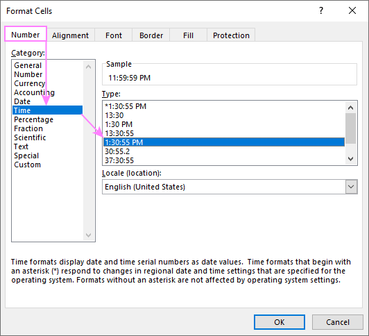 Time Formatting In Excel 12 24 Hour Custom Default