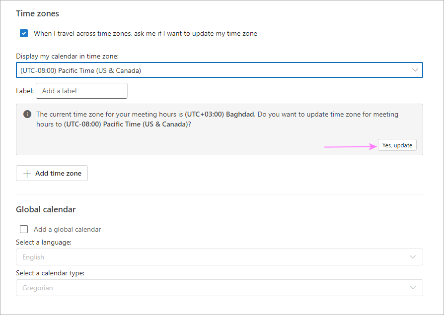 Change Outlook Time Zone And Add Multiple Times To Calendar