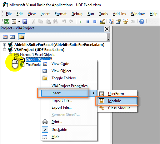 what-is-udf-in-excel