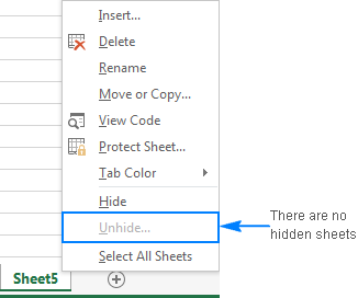 Check if a workbook contains any hidden sheets.