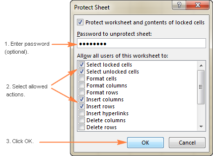 excel cell protection macro