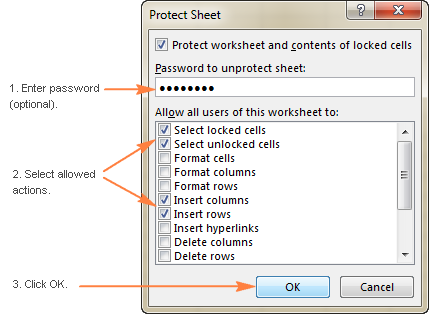 How to protect worksheets and unprotect Excel sheet without password