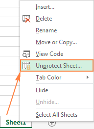 free online unprotect excel sheet