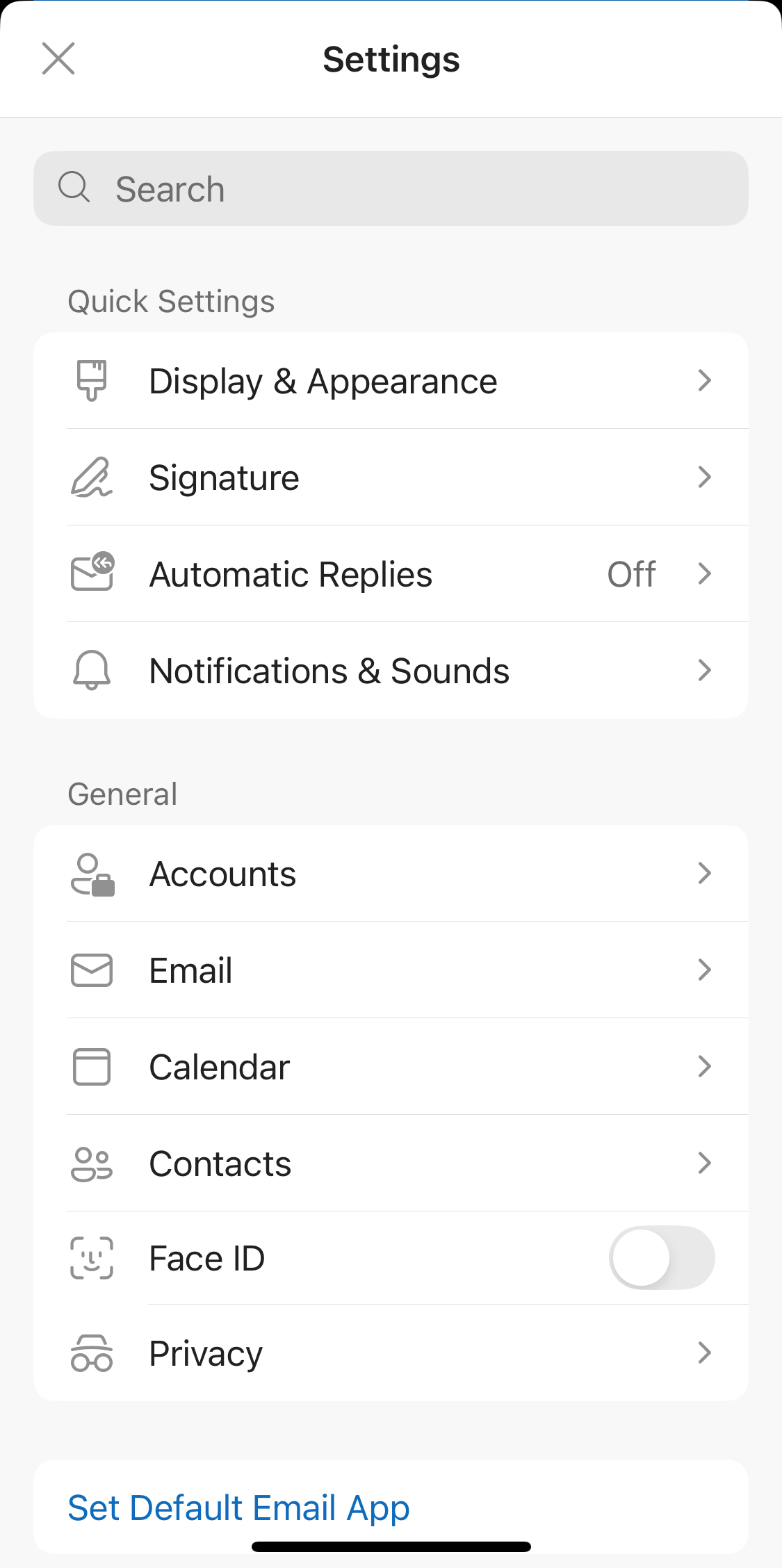 Access signature settings in Outlook mobile. Access signature settings in Outlook mobile.