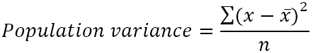 How to calculate variance in Excel - sample & population ...