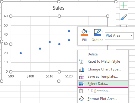 Excel Charts With Vertical Bands