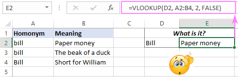 By default, Excel VLOOKUP does not distinguish text case.