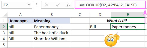 How To Do Case Sensitive Vlookup In Excel Formula Examples Ablebits Com