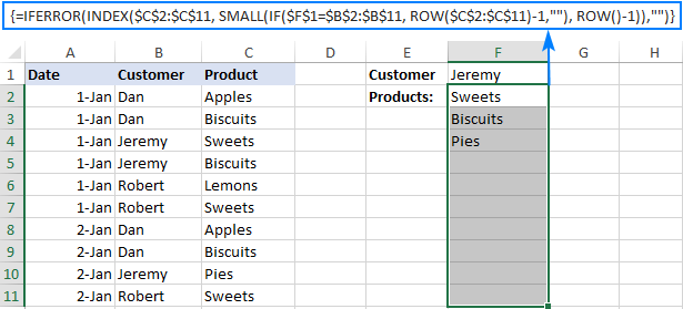 Vlookup To Get Multiple Values