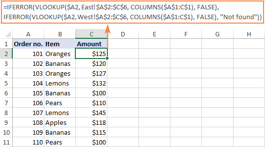 To Vlookup from multiple columns, make col_index_num dynamic.