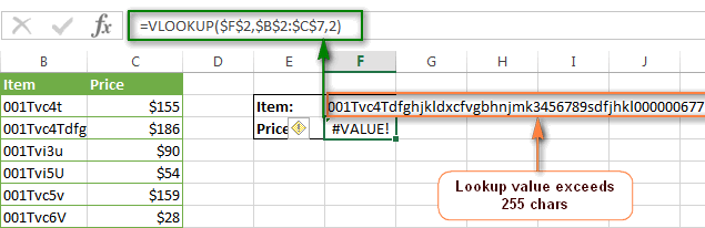 Excel VLOOKUP not working - fixing N/A, NAME, VALUE errors & problems