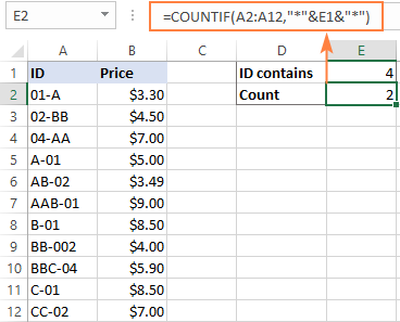 Tại sao ký tự đại diện Excel không hoạt động với các số trong công thức