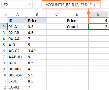 For a wildcard number to work, convert numbers to text.