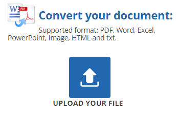 Doc2pdf - Word to PDF converter online