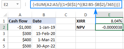 That's how to do XIRR calculation in Excel.