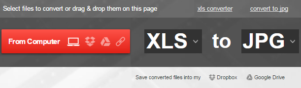 xlsx xls convert to zamzar .xls to image as save Excel to JPG .xlsx convert file How   or