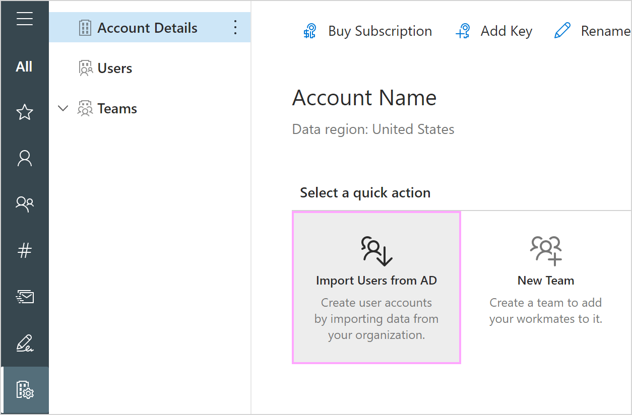 Import Users from AD