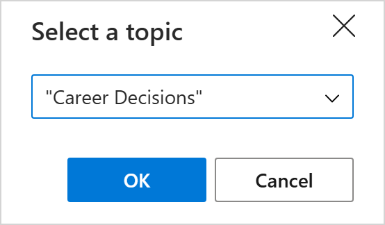 Selecting an image through a dialog Selecting an image through a dialog