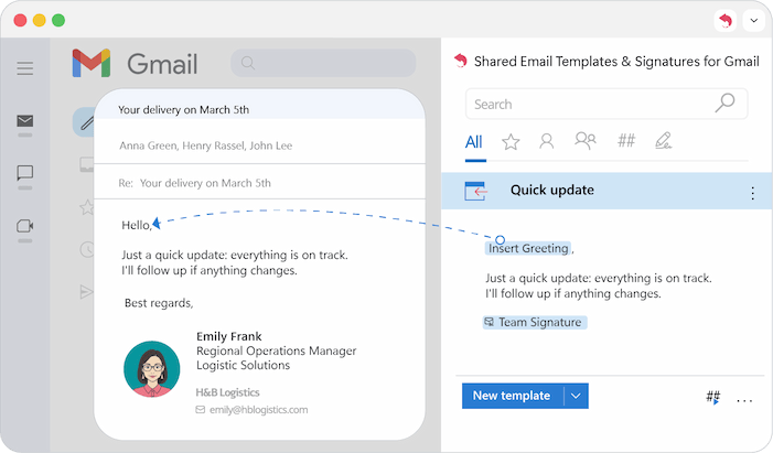 Automatically switching to the group greeting version when multiple recipients are detected.