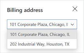 The pop-up dialog box that appears when the template is applied.