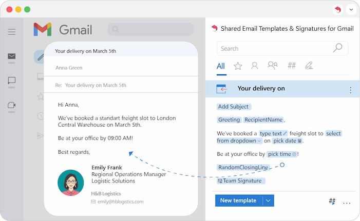 Shared Email Templates & Signatures for Gmail: Overview